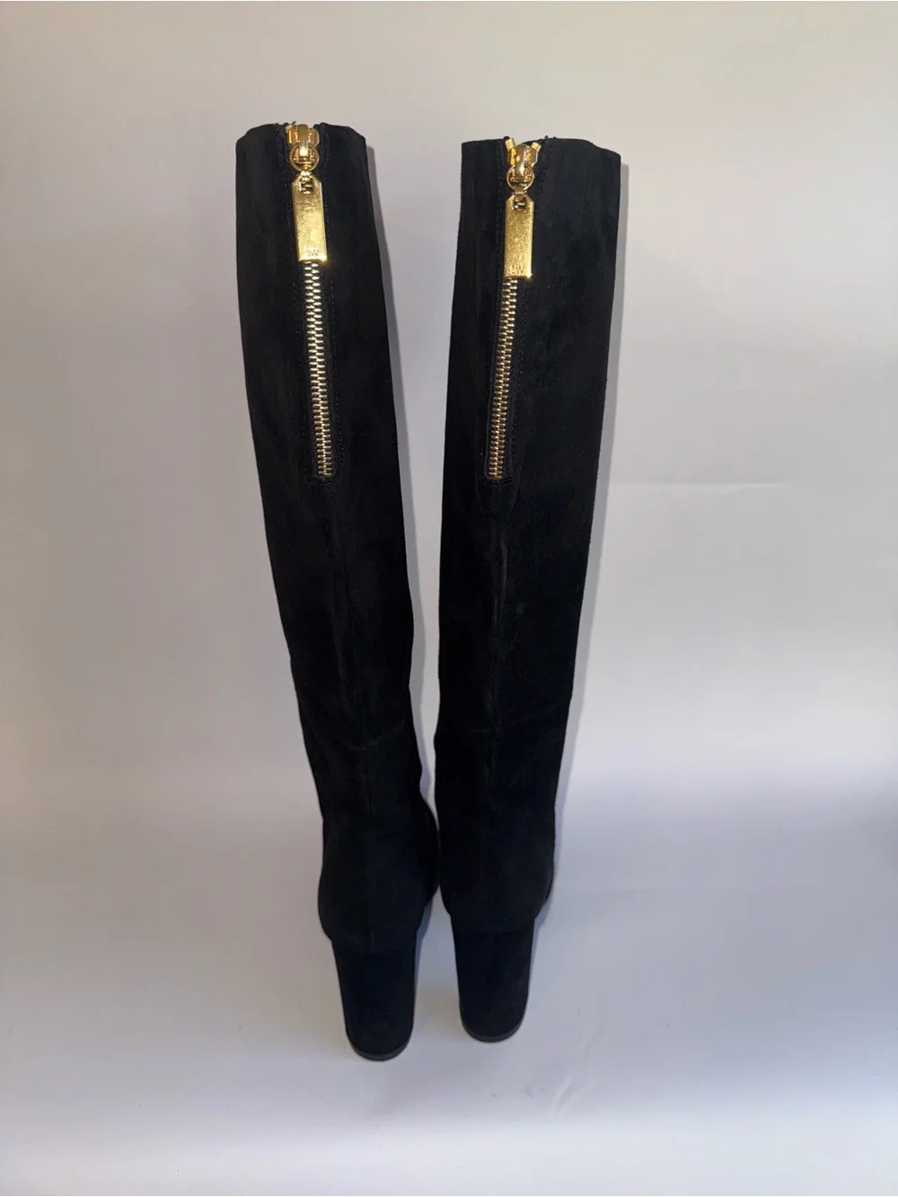 Stuart Weitzman Black Suede Knee High Boots High Heeled Women’s Size 6